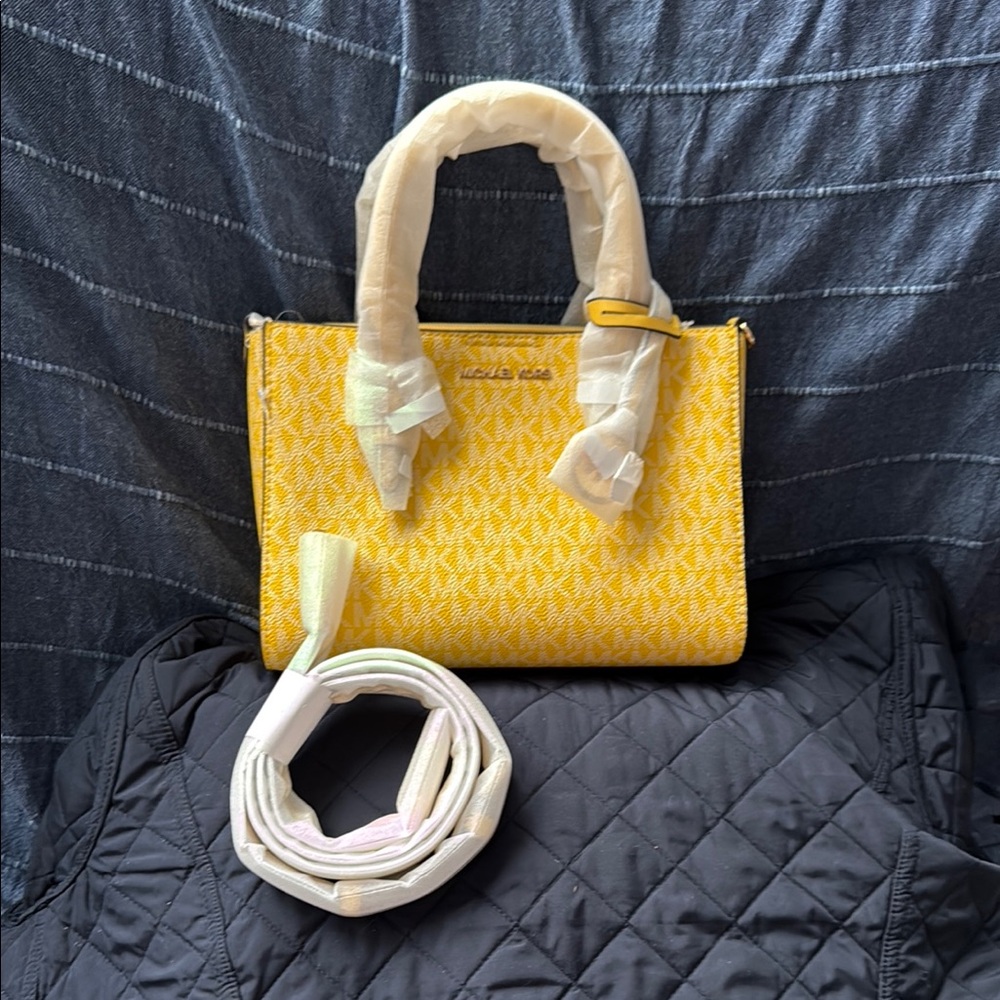 Michael Kors Yellow Handbag